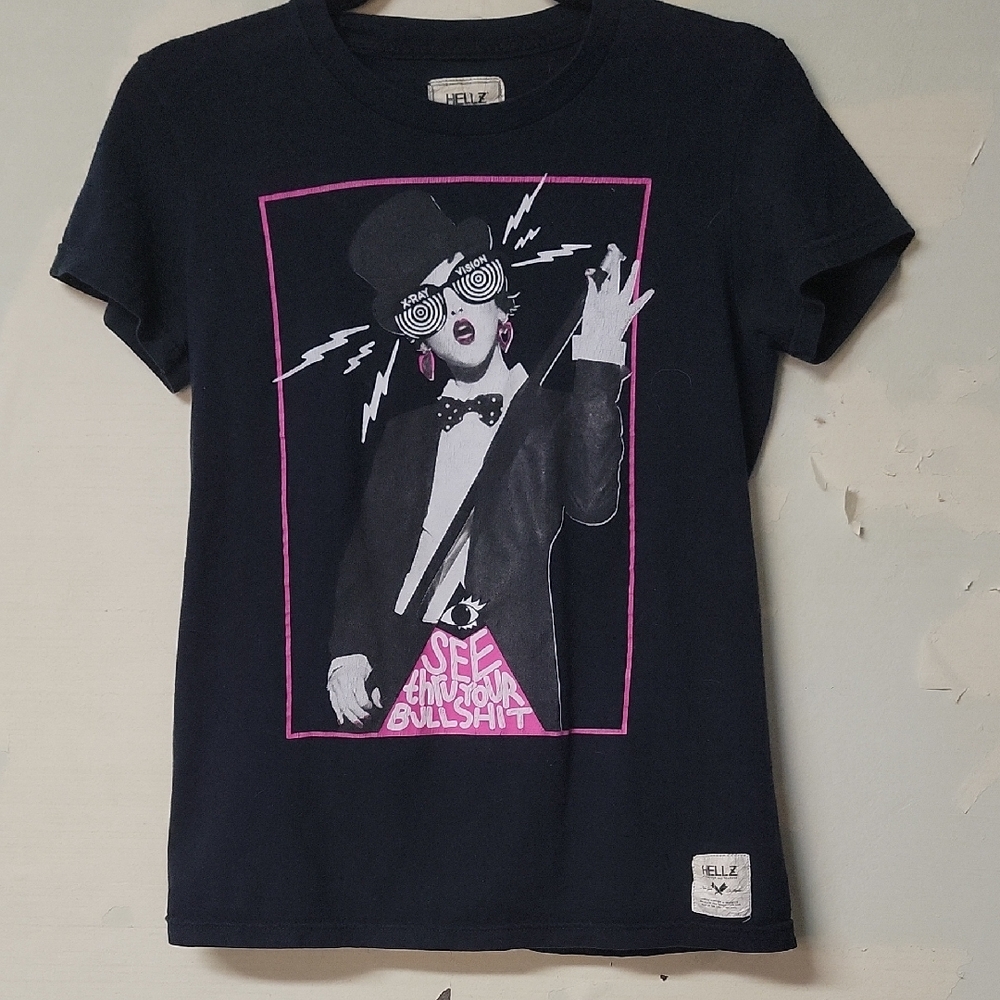 Black Graphic Kids T-Shirt